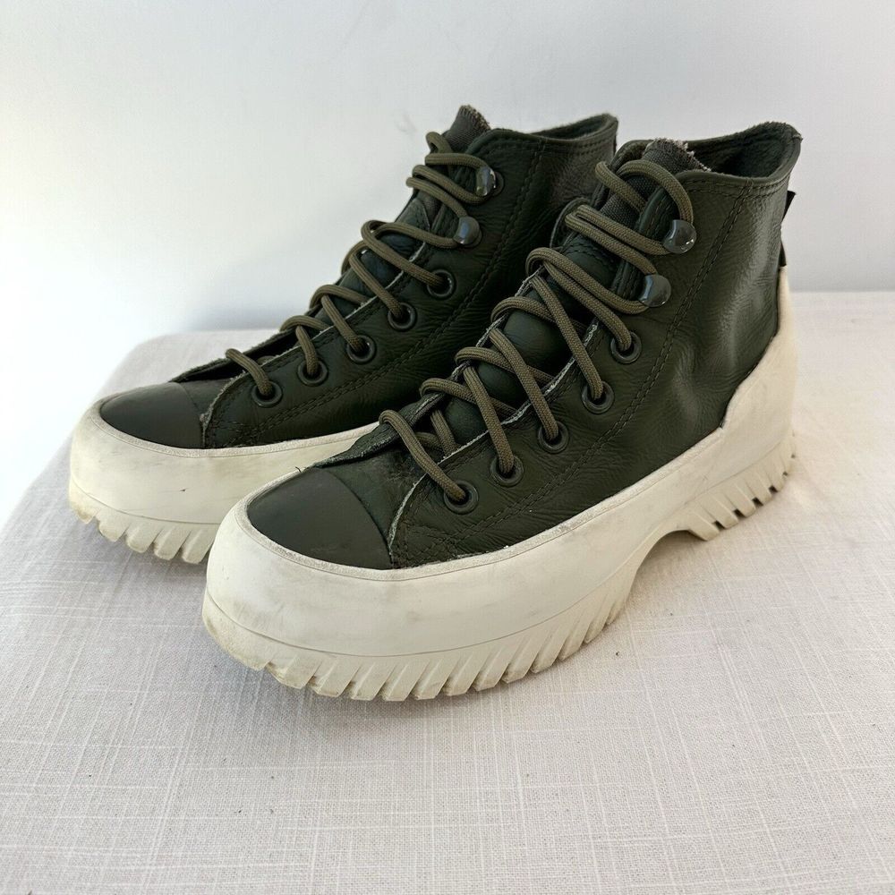 Converse CTAS Lugged Winter 2.0 High Cargo Khaki Olive Women's Size 5.5